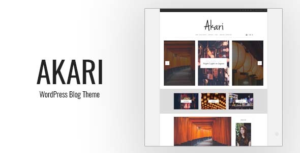 Akari - Elegant WordPress Blog Theme