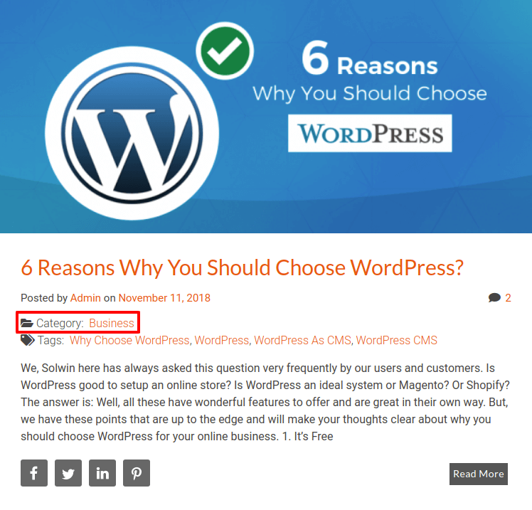 Business Category Blogs