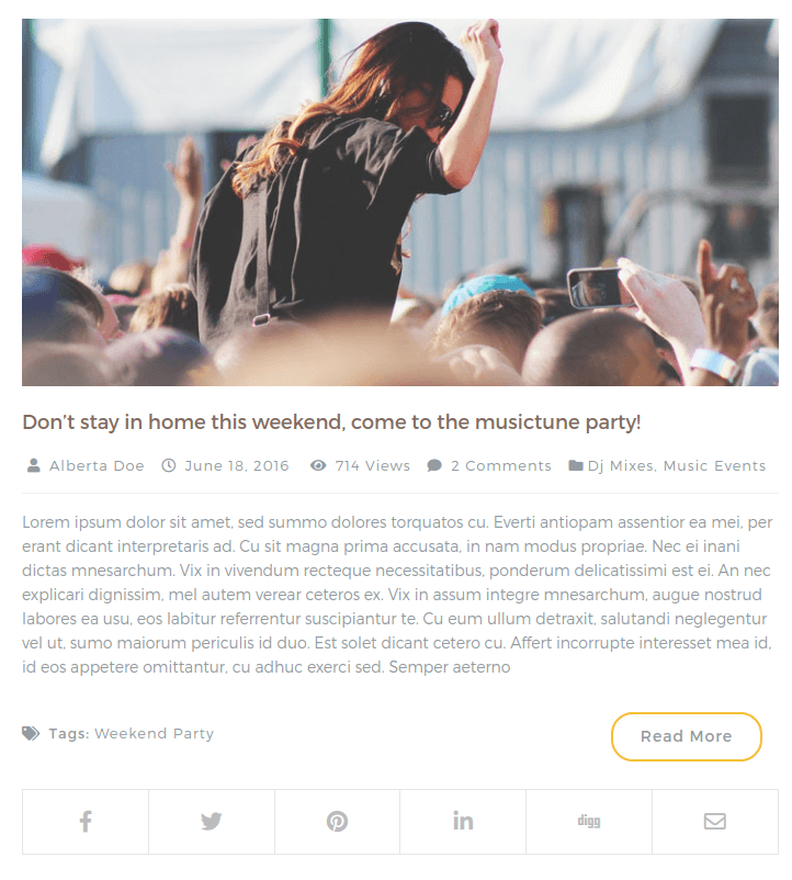 Event Blogging