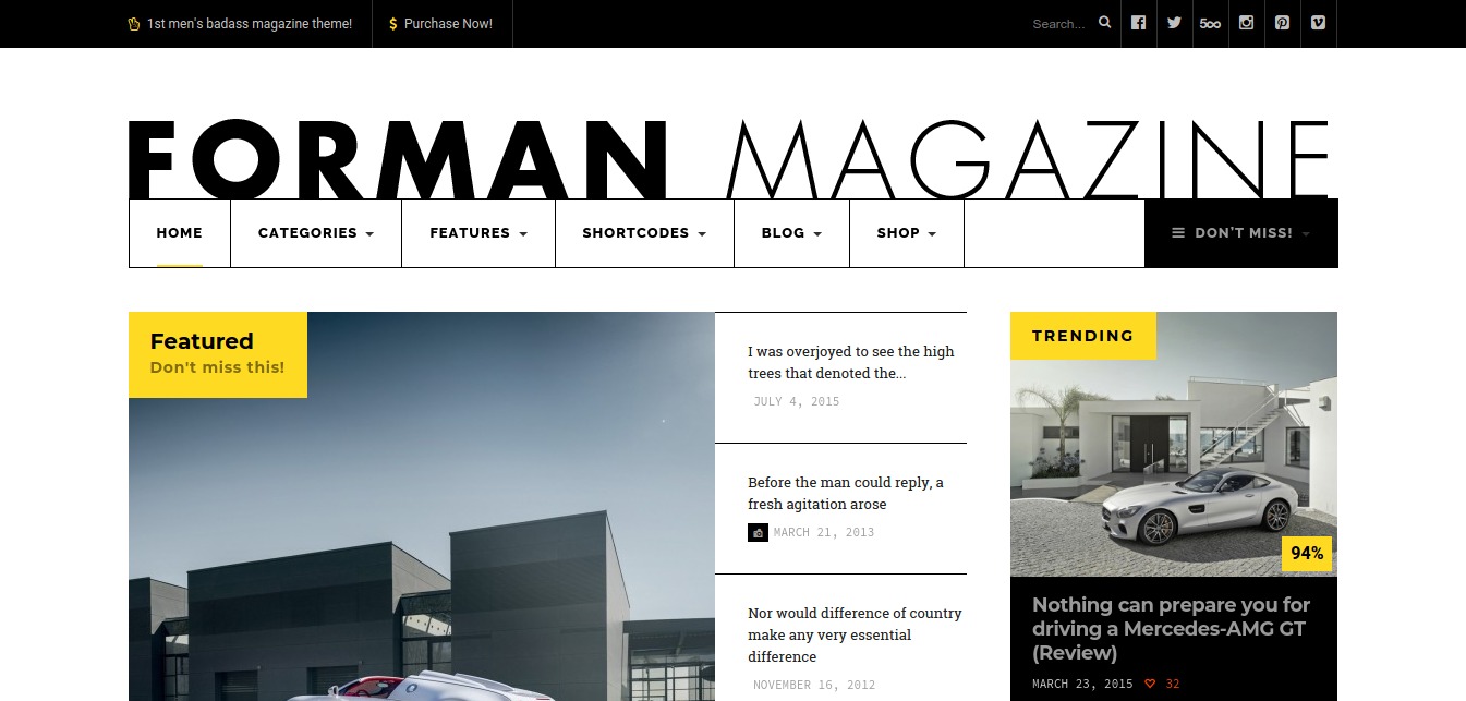 Forman Magazine Just another WordPress site