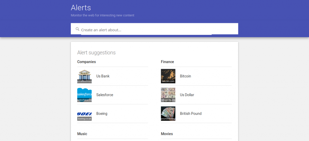 Google Alerts
