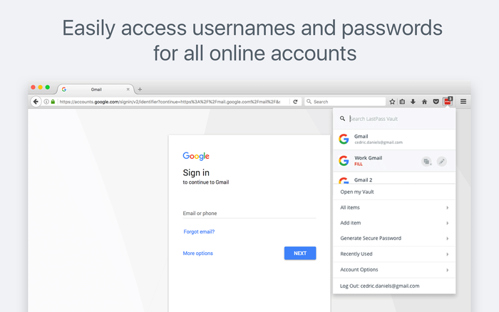 LastPass Password manager