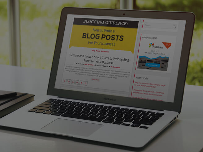 Light Breeze Blog Template - Blog Designer