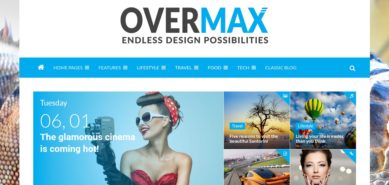Overmax – WordPress Magazine Theme