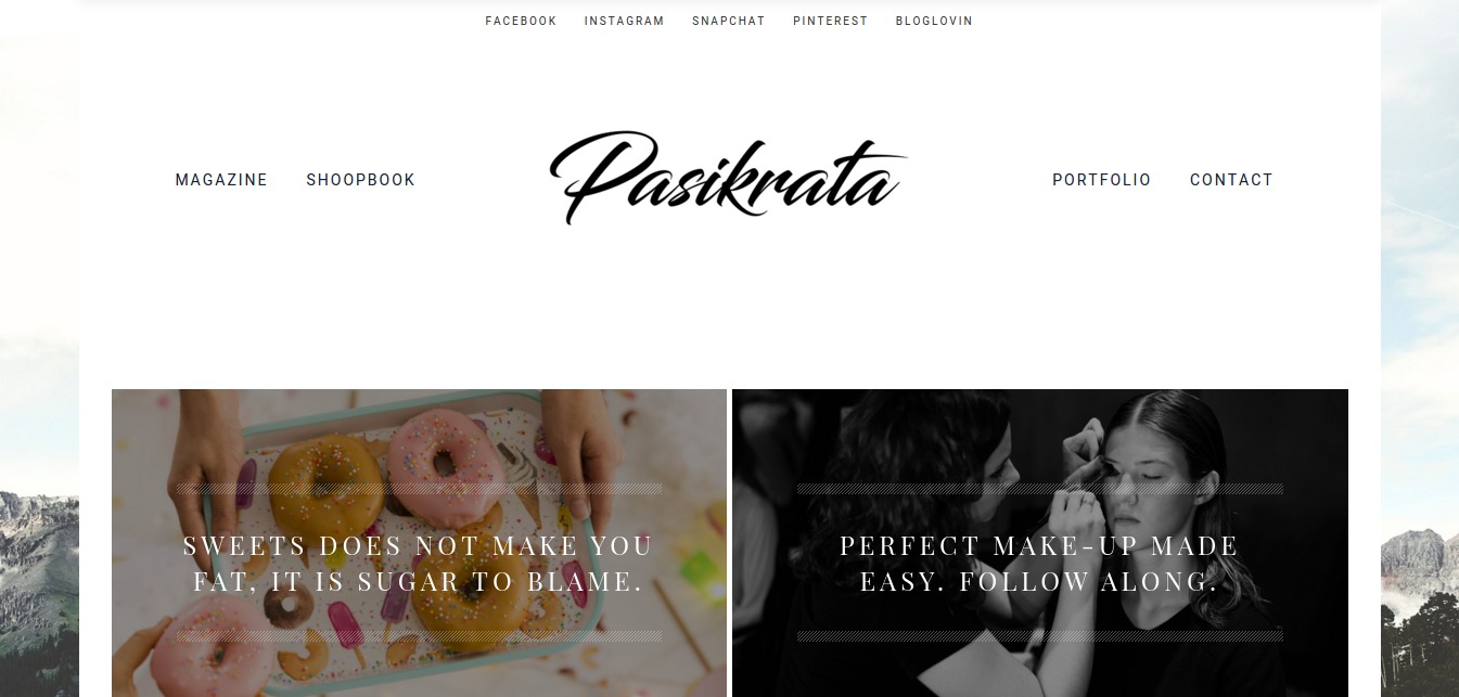 Pasikrata – blog and magazine WordPress theme