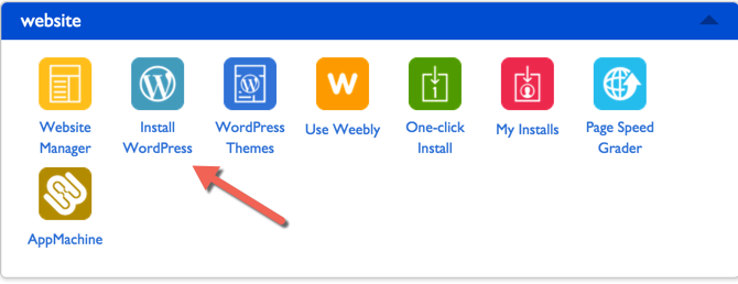 Single Click Install WordPress