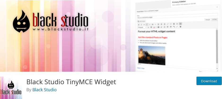 Tiny MCE Widget