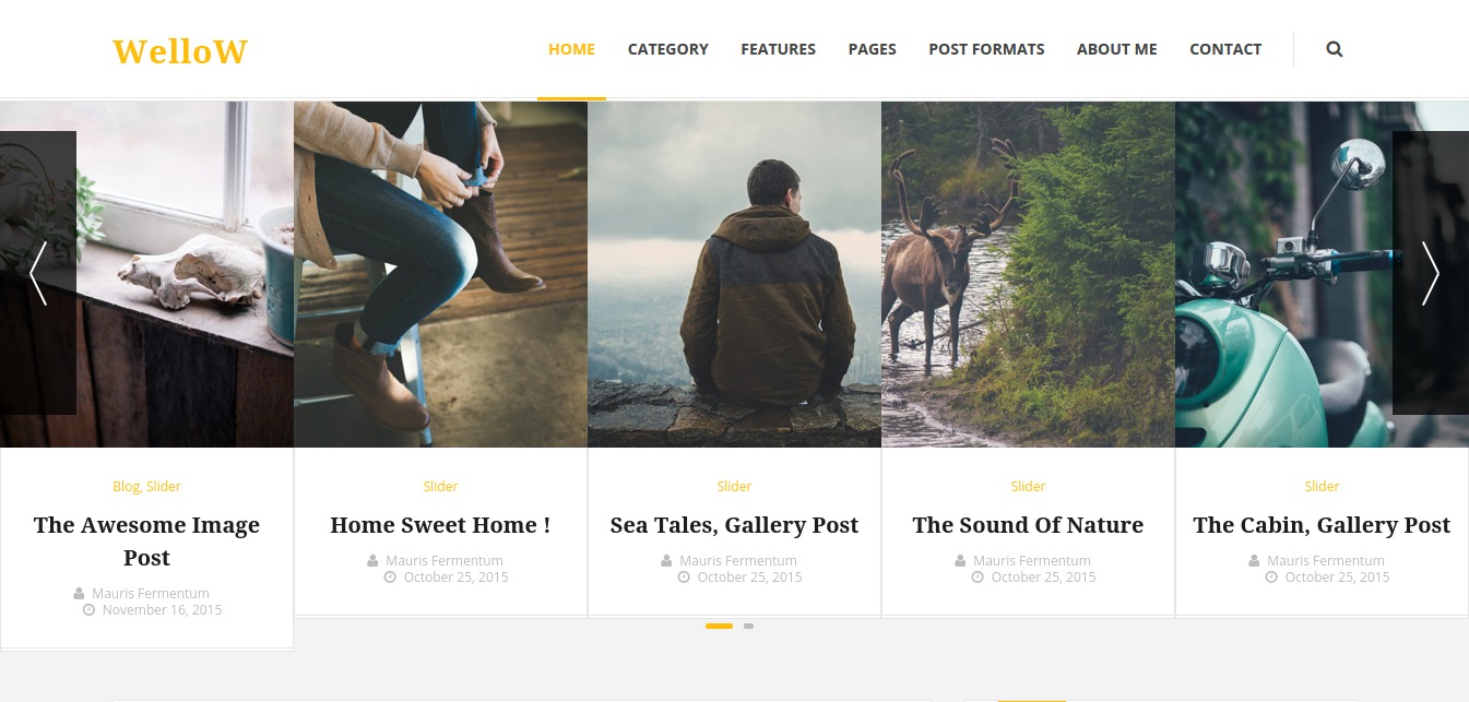 Wellow – Clean Personal Blogging Theme – Just another WordPress site