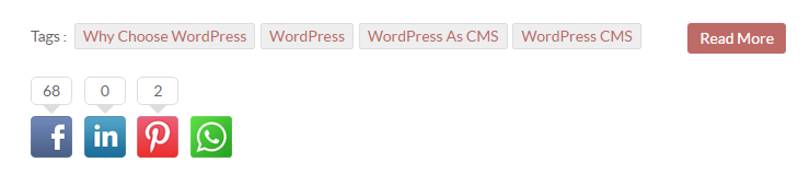 social share buttons
